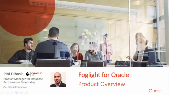 Foglight for Oracle Overview