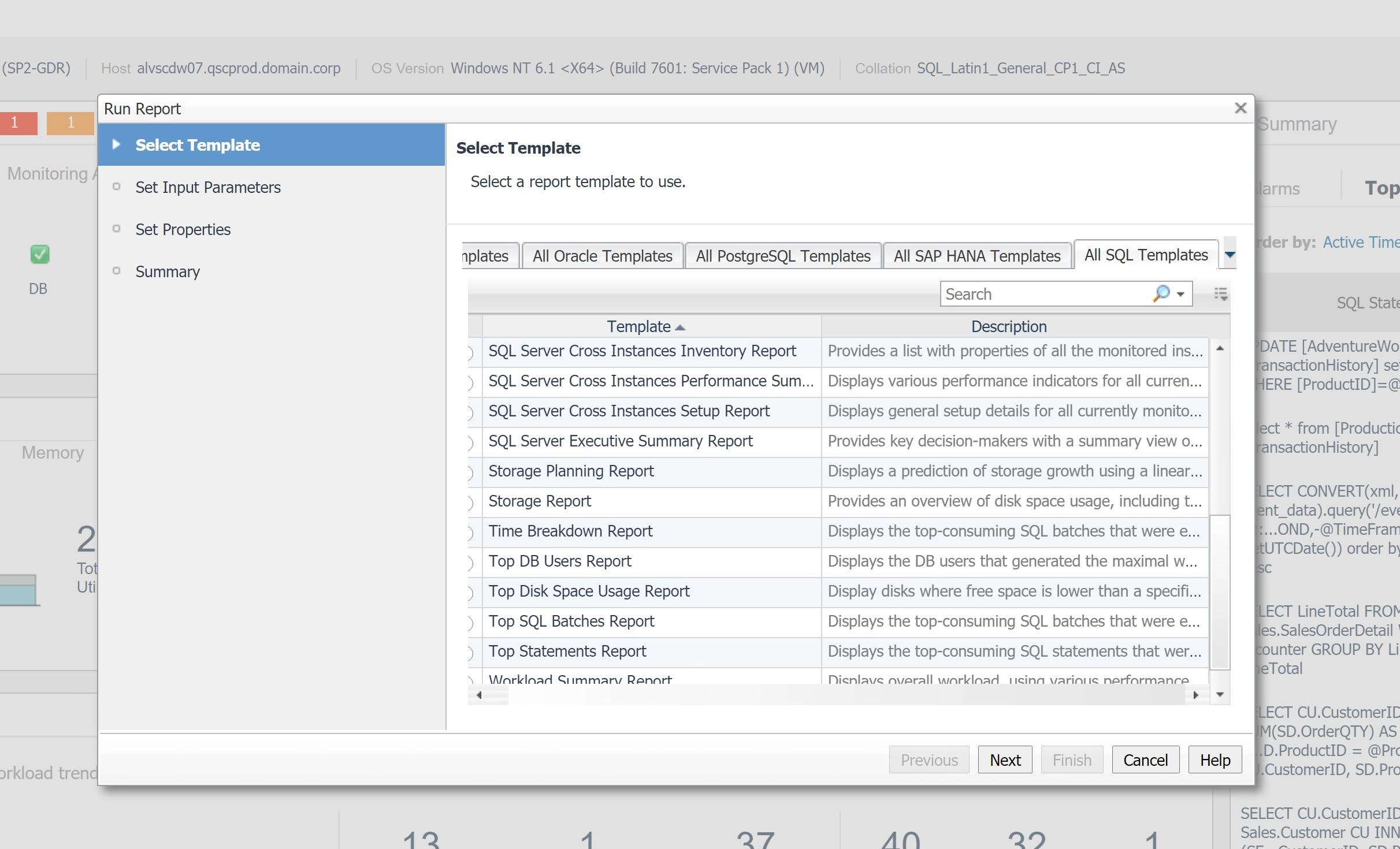 Foglight reporting is enhanced by, but isn’t limited to, templates that come out-of-the-box.  Easily build and automatically distribute custom reports, too.