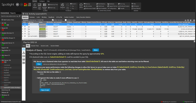 Example of our new “Inefficient Table Scan/Inefficient Clustered Index Scan” rule