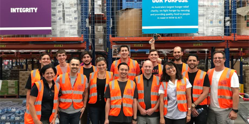 Quest Sydney Team Gives Back to Local Foodbank