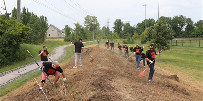 DP &amp; UEM Teams Lend a Hand at Emerald Fields Park