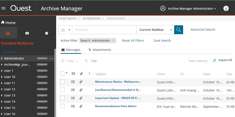 What&#39;s new in Archive Manager v.5.4? Better search and enhanced ADC service!