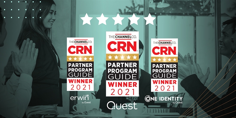 Quest Honored with 5-Star Ratings in the 2021 CRN Partner Program Guide