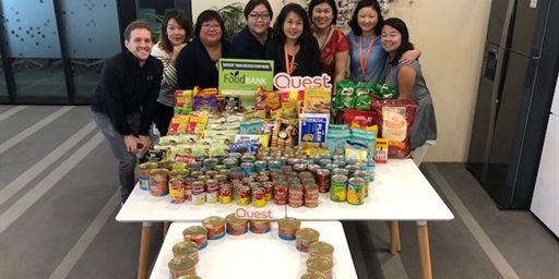 Singapore Team Makes an Impact on Local Food Bank