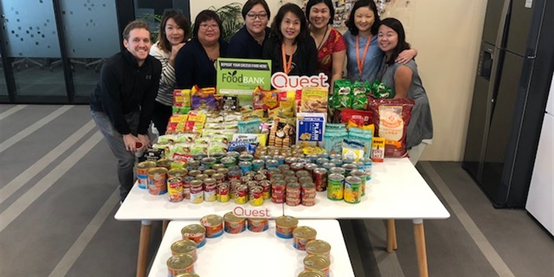 Singapore Team Makes an Impact on Local Food Bank
