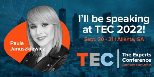 The Experts Conference (TEC) 2022: Meet keynote speaker Paula Januszkiewicz