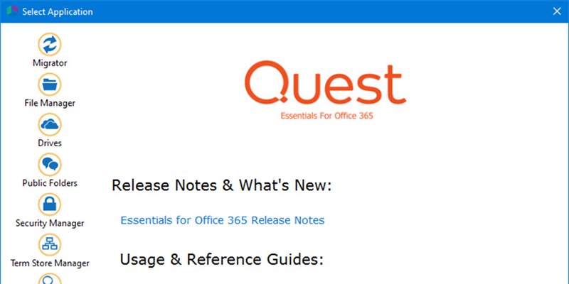 A new version of Metalogix Essentials for Office 365 has been released!