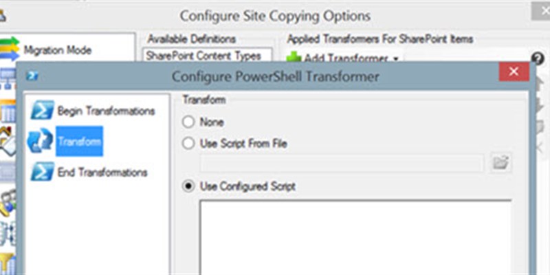 How to Create a Transformer in Content Matrix