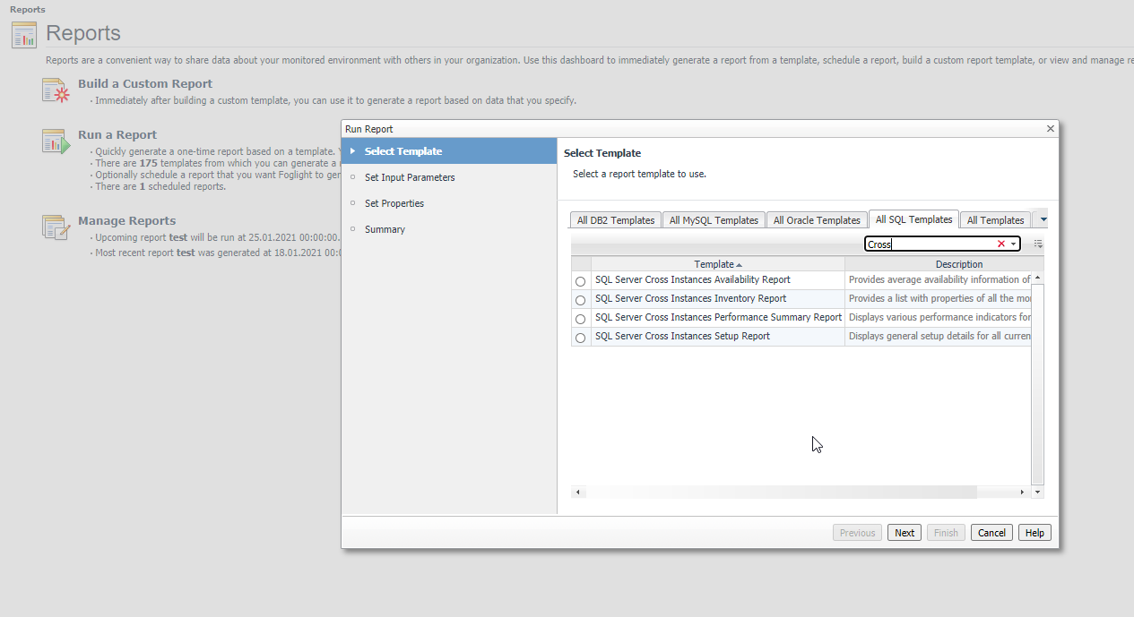 Is it possible to run SQL Server/ Oracle DB reports simultaneously Regarding Sql Server Health Check Report Template