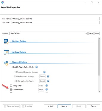 Copy Site Properties