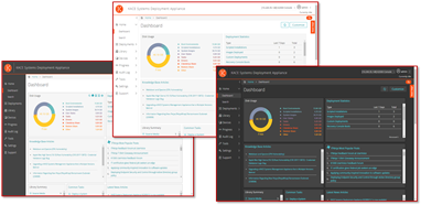 New user interface features dark, light and hybrid themes.