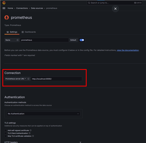 Grafana Datasource as Prometheus