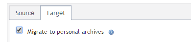 Migrate to Personal Archives