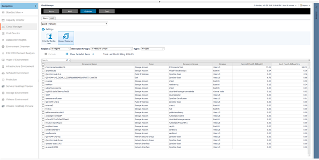 Wasted Azure Resources with Billing Charges