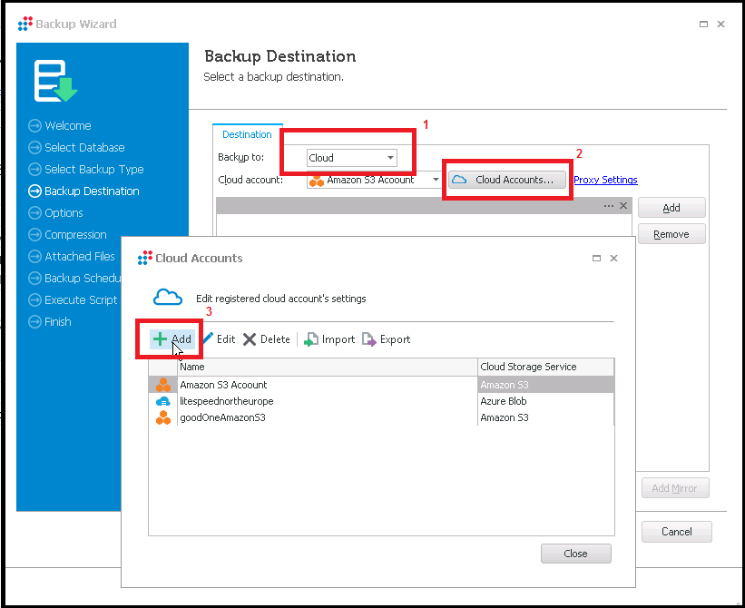 Azure Blob Storage Backup Dandk Organizer