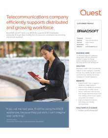 BroadSoft: Telecommunications company efficiently supports distributed and growing workforce