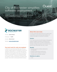 City of Rochester simplifies software deployment