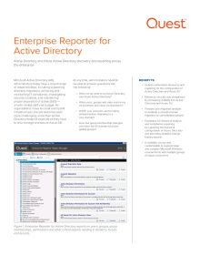 Enterprise Reporter for Active Directory 