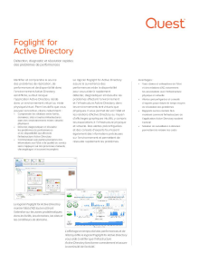 Foglight for Active Directory