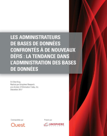 LES ADMINISTRATEURS DE BASES DE DONNÉES CONFRONTÉS À DE NOUVEAUX DÉFIS : LA TENDANCE DANS L’ADMINISTRATION DES BASES DE DONNÉES