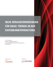 NEUE HERAUSFORDERUNGEN FÜR DBAS: TRENDS IN DER DATENBANKVERWALTUNG