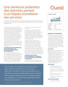 Une meilleure protection des données permet à un hôpital d’améliorer ses services