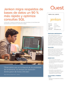 Jenkon migra respaldos de bases de datos un 90 % más rápido