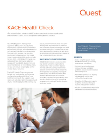KACE Health Check