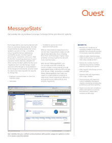 MessageStats Datasheet