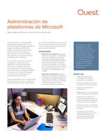 Administración de plataformas de Microsoft
