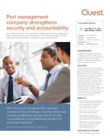 Port management company strengthens security and accountability