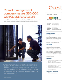 Resort management company saves $80,000 with AppAssure