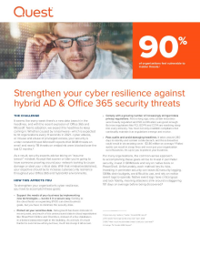 Strengthen your cyber resilience against hybrid AD & Office 365 security threats