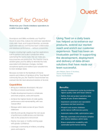 Toad for oracle