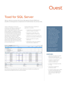 Toad for SQL Server French