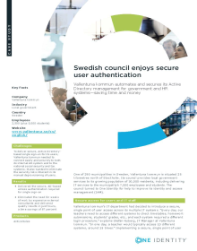 Vallentuna kommun: Swedish council enjoys secure user authentication