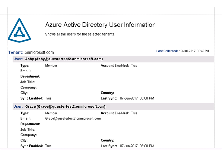 Azure ADユーザ