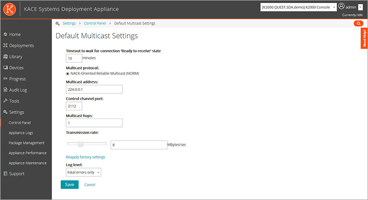 KACE Systems Deployment Appliance | Quest