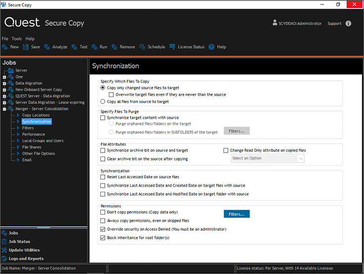 File Server Migration Toolkit Secure Copy