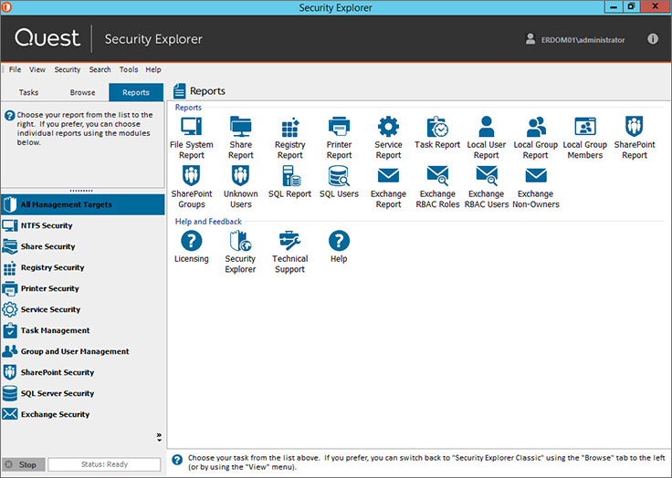 アクセス制御管理 Security Explorer