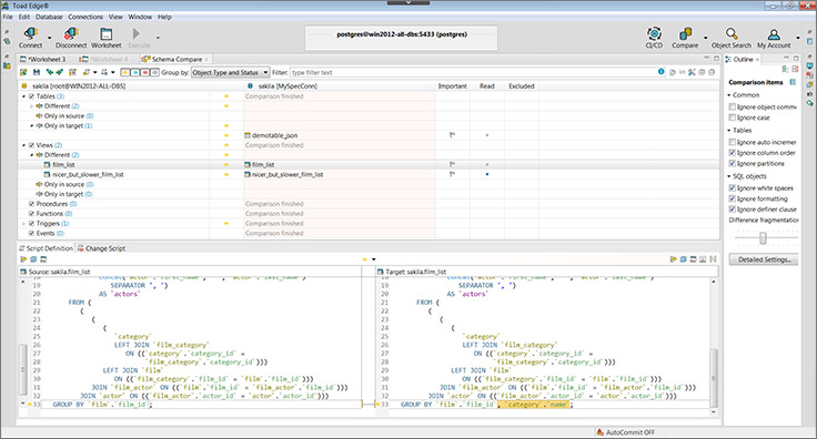 Toad for MySQL and PostgreSQL Database Admin | Toad Edge