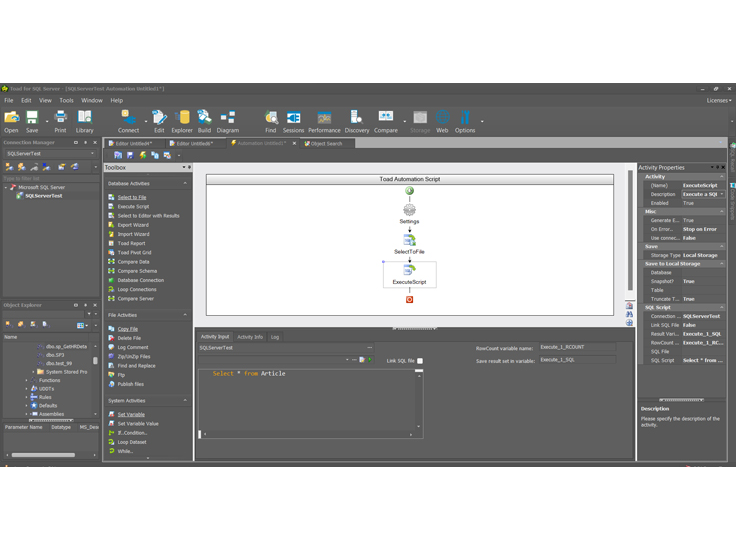 toad for sql server development suite