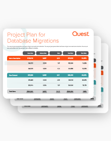 Free Template Project Plan for Database Migrations