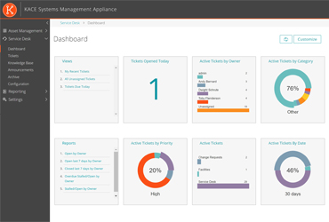 Request a trial of KACE Service Desk