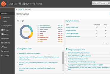 Request a trial of KACE Systems Deployment Appliance