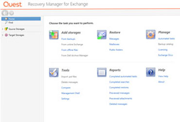 Version d’essai gratuite de la solution Recovery Manager for Exchange