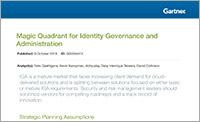 Gartner 2019 Magic Quadrant for Identity Governance and Administration