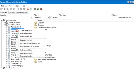 Archive Manager for Exchange