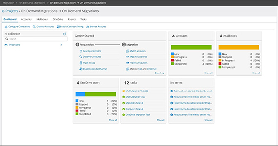 On Demand Migration、QuestのOffice 365テナント間移行ソリューション