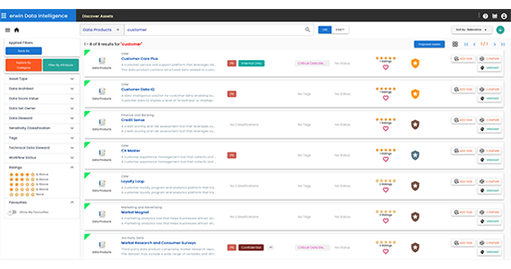 Acelere a descoberta de dados com as ferramentas do erwin data marketplace